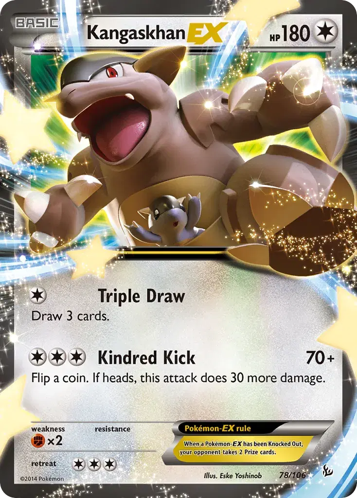 Kangaskhan-EX Flashfire 78