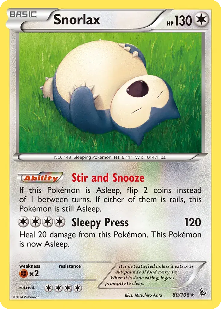 Snorlax Flashfire 80