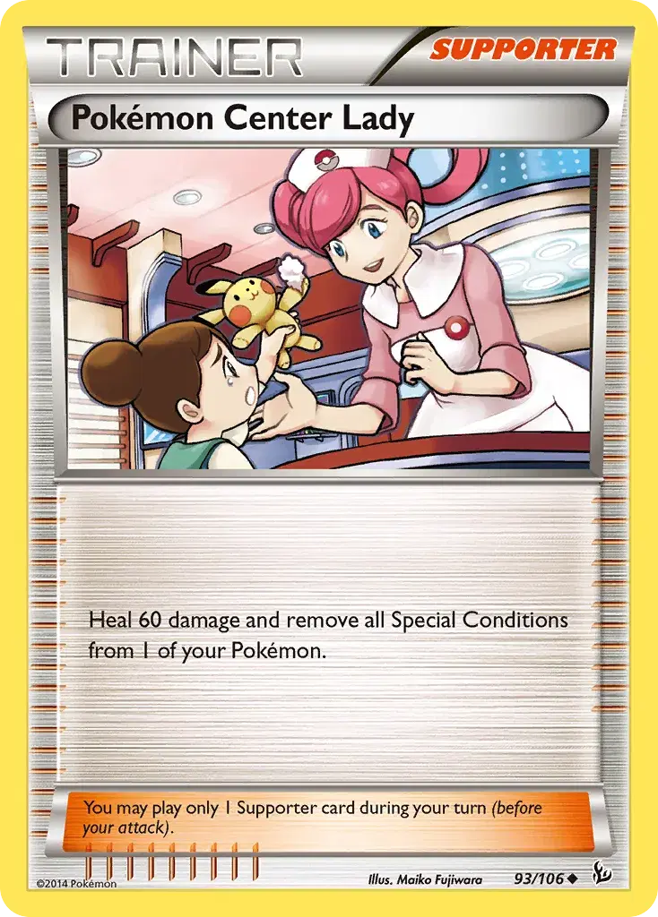 Pokémon Center Lady Flashfire 93