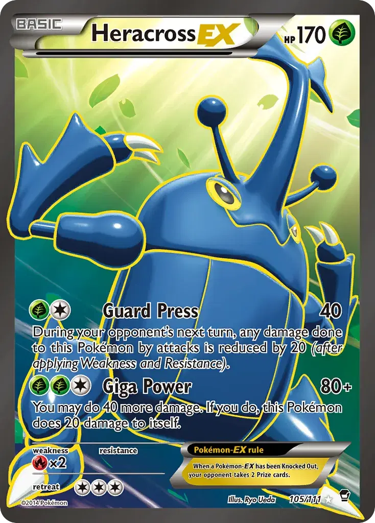 Heracross-EX Furious Fists 105