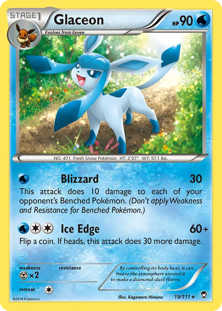 Glaceon Furious Fists 19