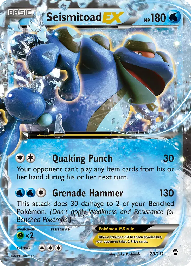 Seismitoad-EX Furious Fists 20