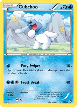 Cubchoo Furious Fists