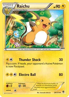 Raichu Furious Fists