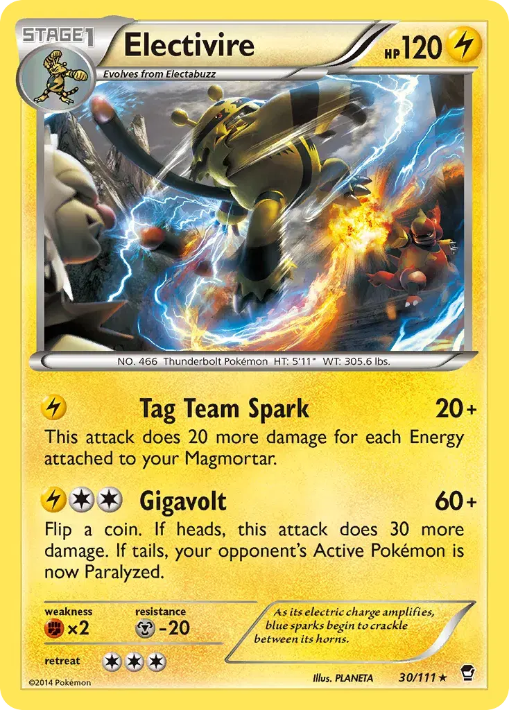 Electivire Furious Fists 30