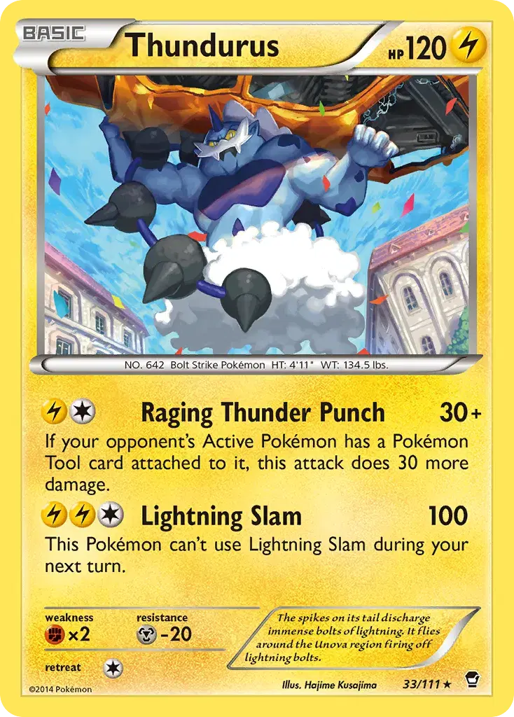 Thundurus Furious Fists 33