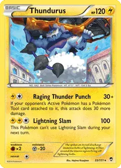 Thundurus Furious Fists