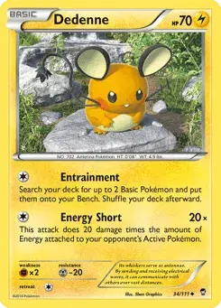 Dedenne Furious Fists