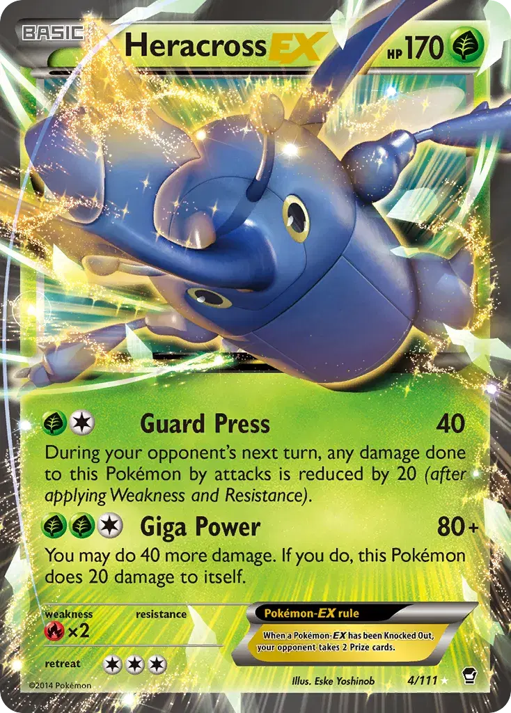 Heracross-EX Furious Fists 4