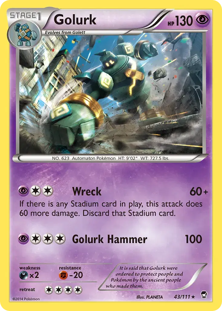 Golurk Furious Fists 43