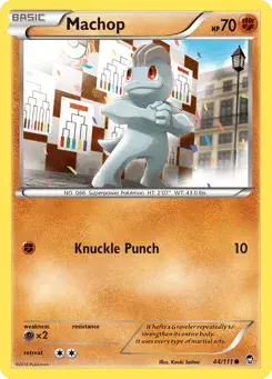 Machop Furious Fists