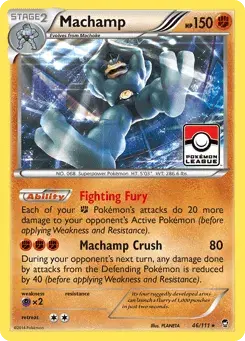 Machamp Furious Fists