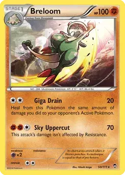 Breloom Furious Fists