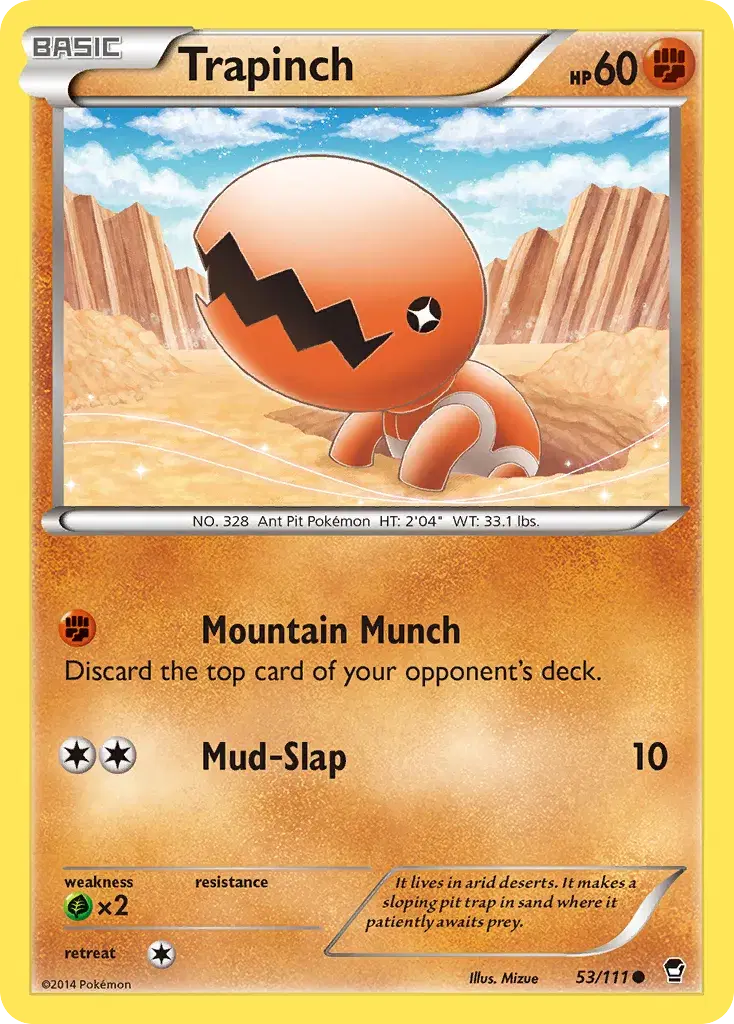Trapinch Furious Fists 53