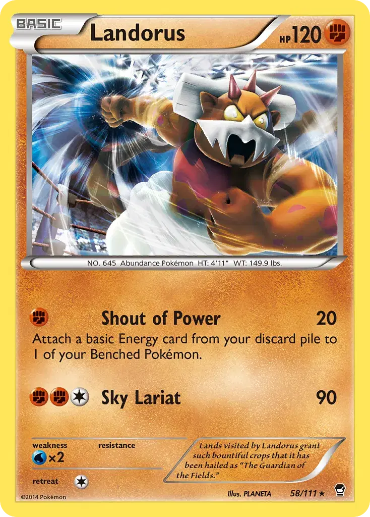 Landorus Furious Fists 58