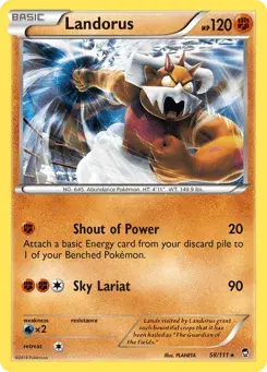 Landorus Furious Fists