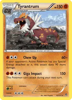 Tyrantrum Furious Fists