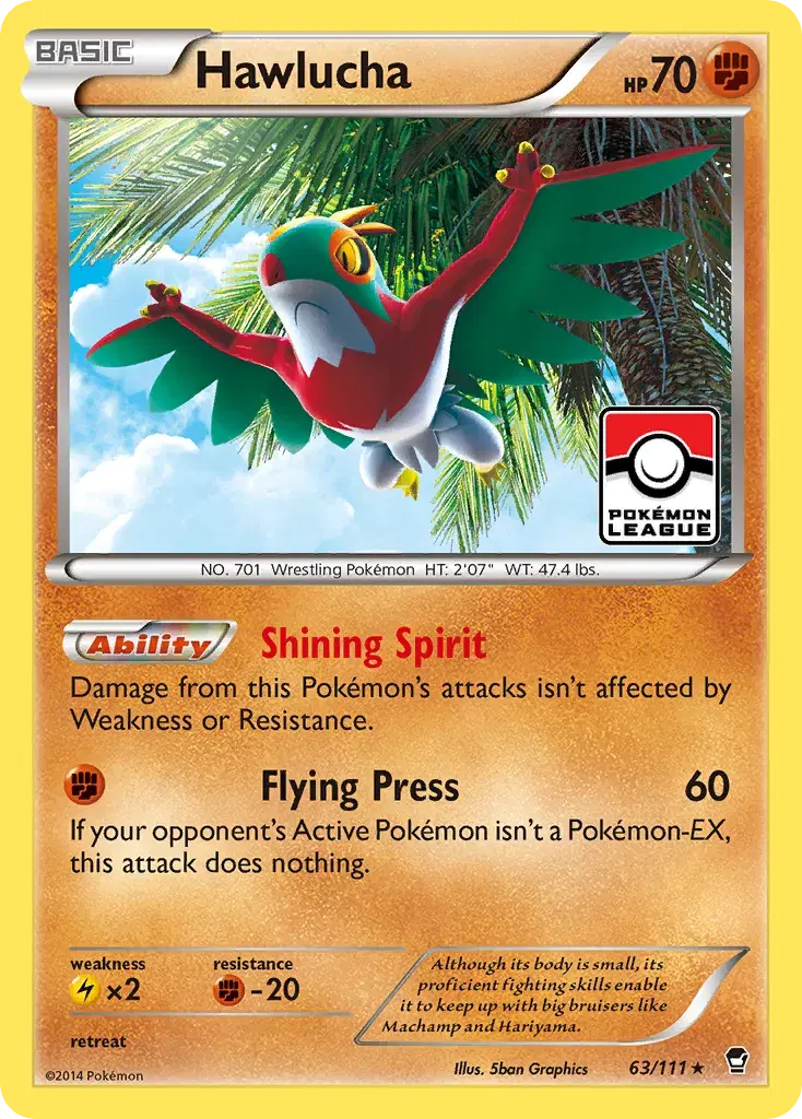 Hawlucha Furious Fists 63