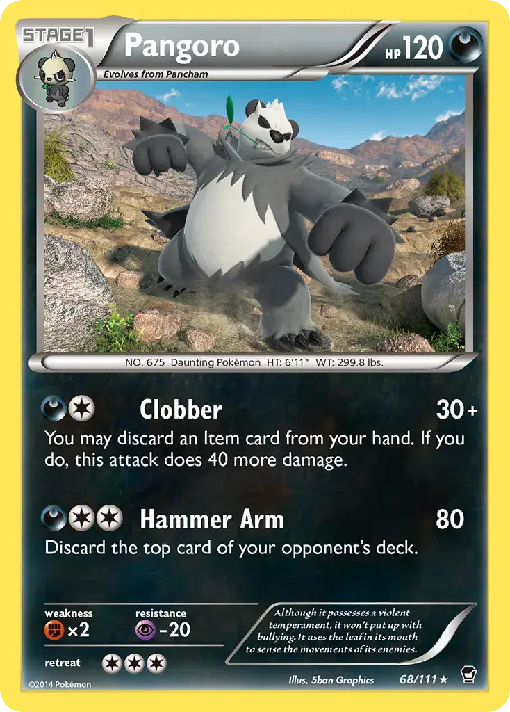 Pangoro Furious Fists 68