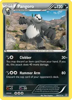 Pangoro Furious Fists