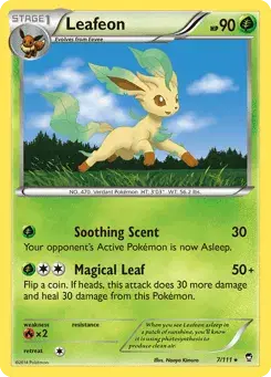 Leafeon Furious Fists
