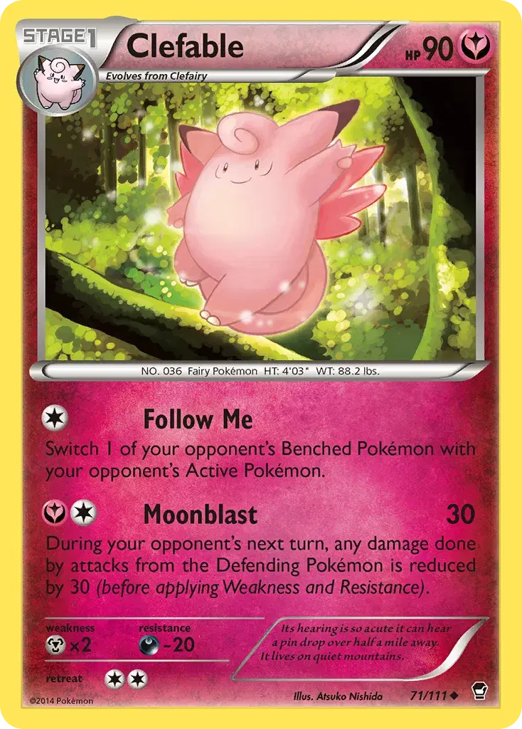 Clefable Furious Fists 71