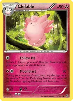 Clefable Furious Fists