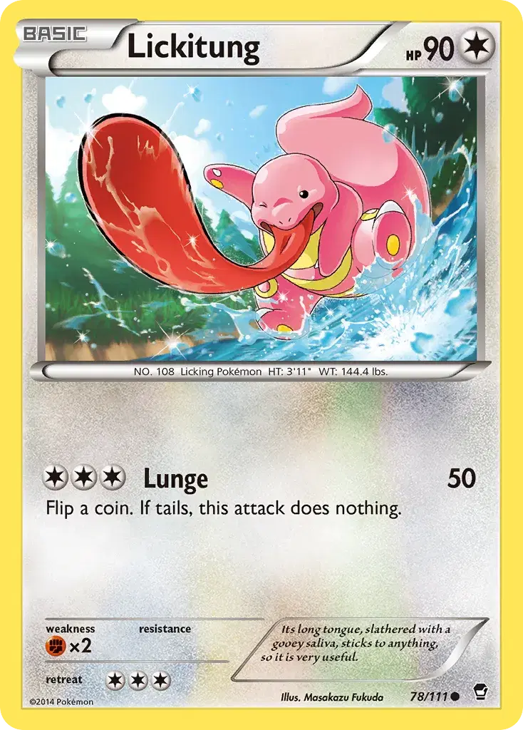 Lickitung Furious Fists 78