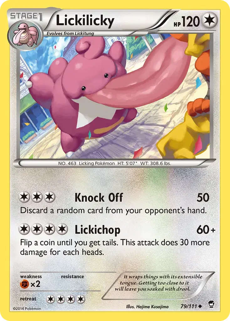Lickilicky Furious Fists 79