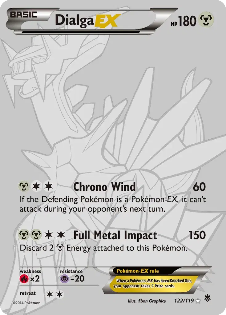 Dialga-EX Phantom Forces 122