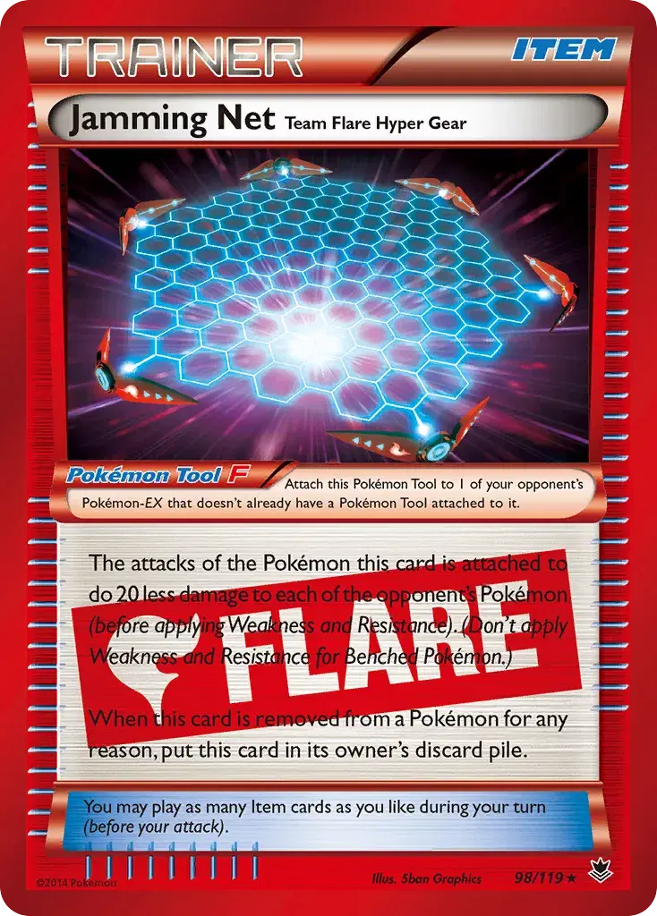 Jamming Net Team Flare Hyper Gear Phantom Forces 98