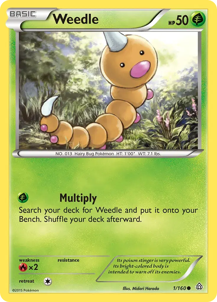 Weedle Primal Clash 1