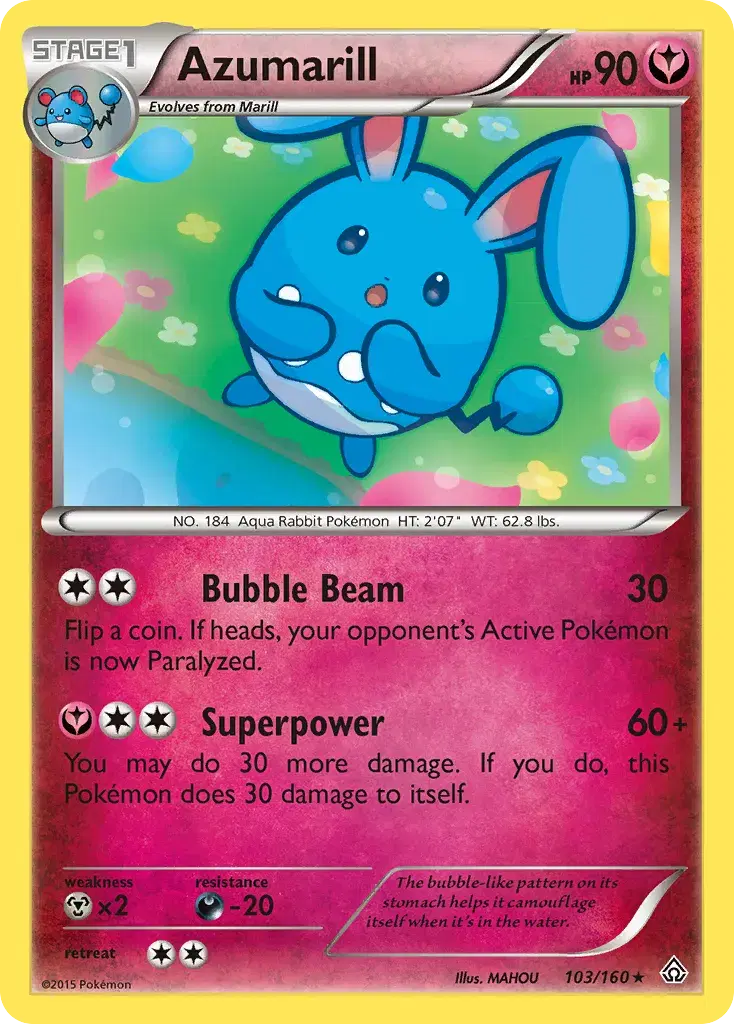 Azumarill Primal Clash 103
