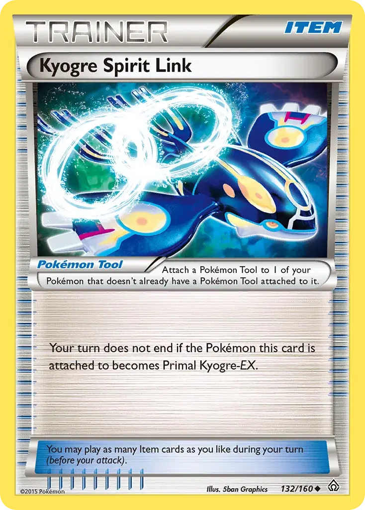 Kyogre Spirit Link Primal Clash 132