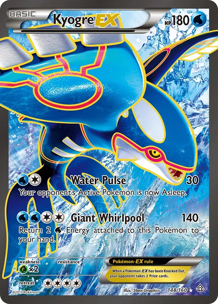 Kyogre-EX Primal Clash 148