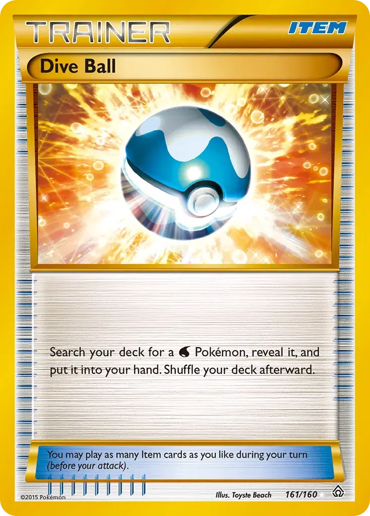 Dive Ball Primal Clash 161