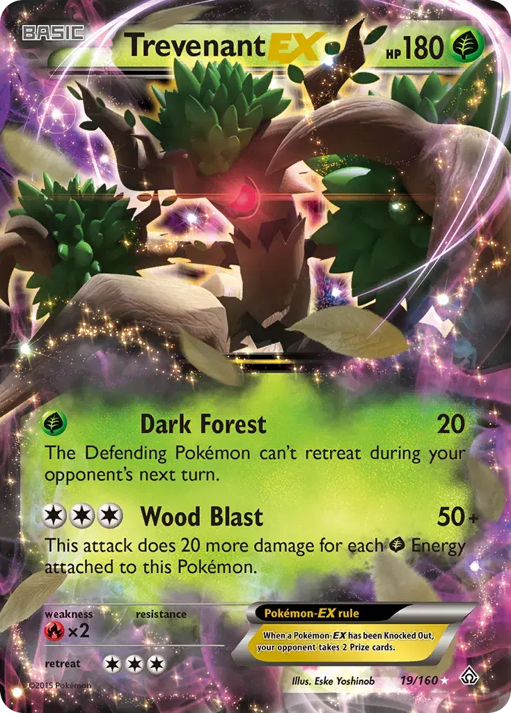 Trevenant-EX Primal Clash 19