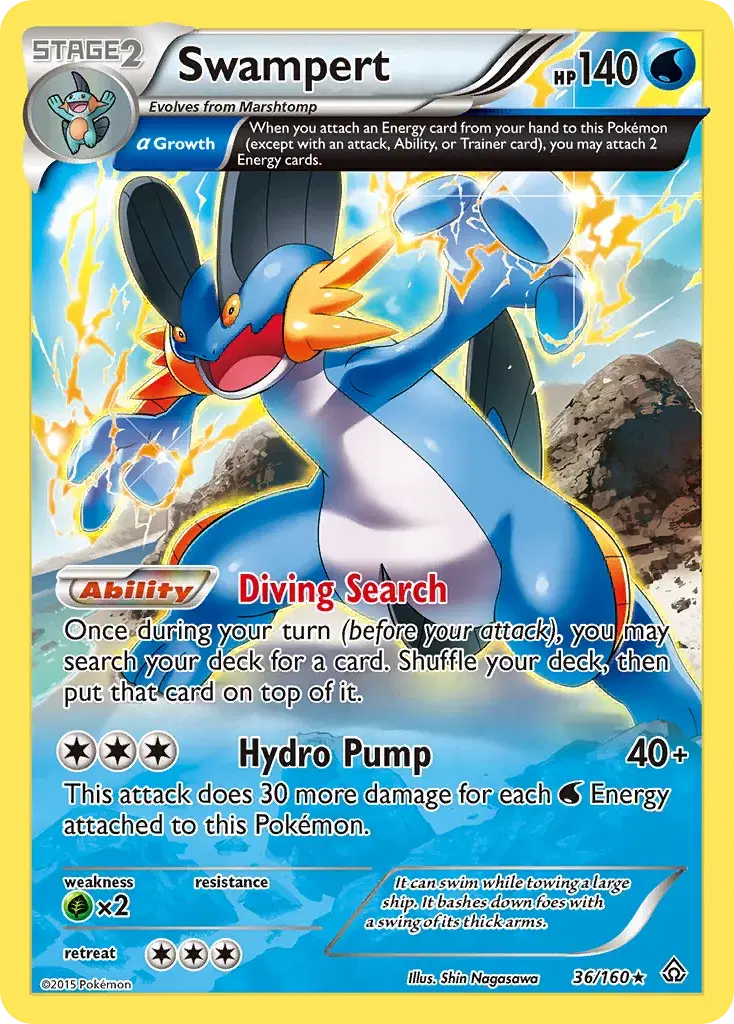 Swampert Primal Clash 36