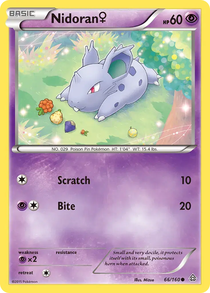 Nidoran ♀ Primal Clash 66