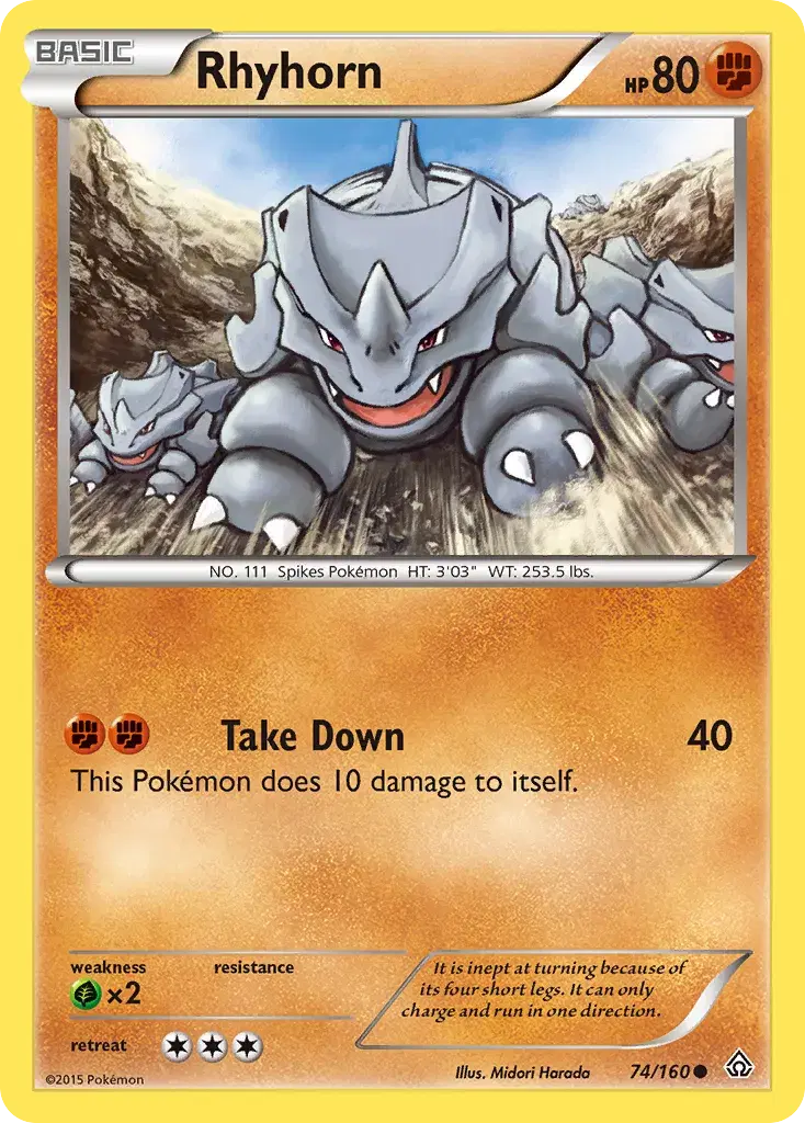 Rhyhorn Primal Clash 74