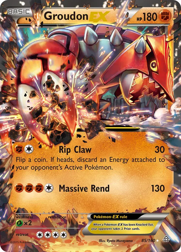 Groudon-EX Primal Clash 85