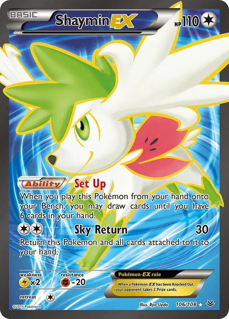 Shaymin-EX Roaring Skies 106