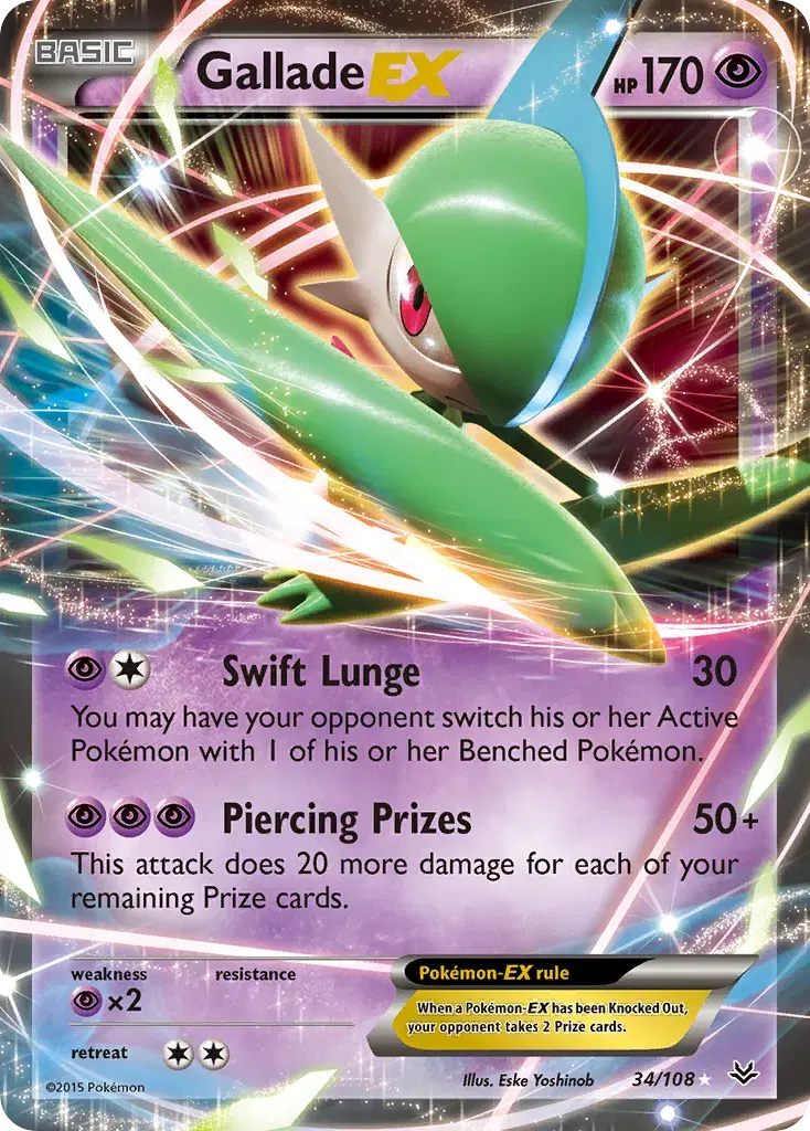 Gallade-EX Roaring Skies 34