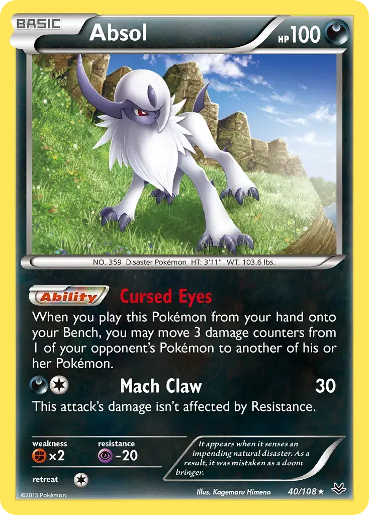 Absol Roaring Skies 40