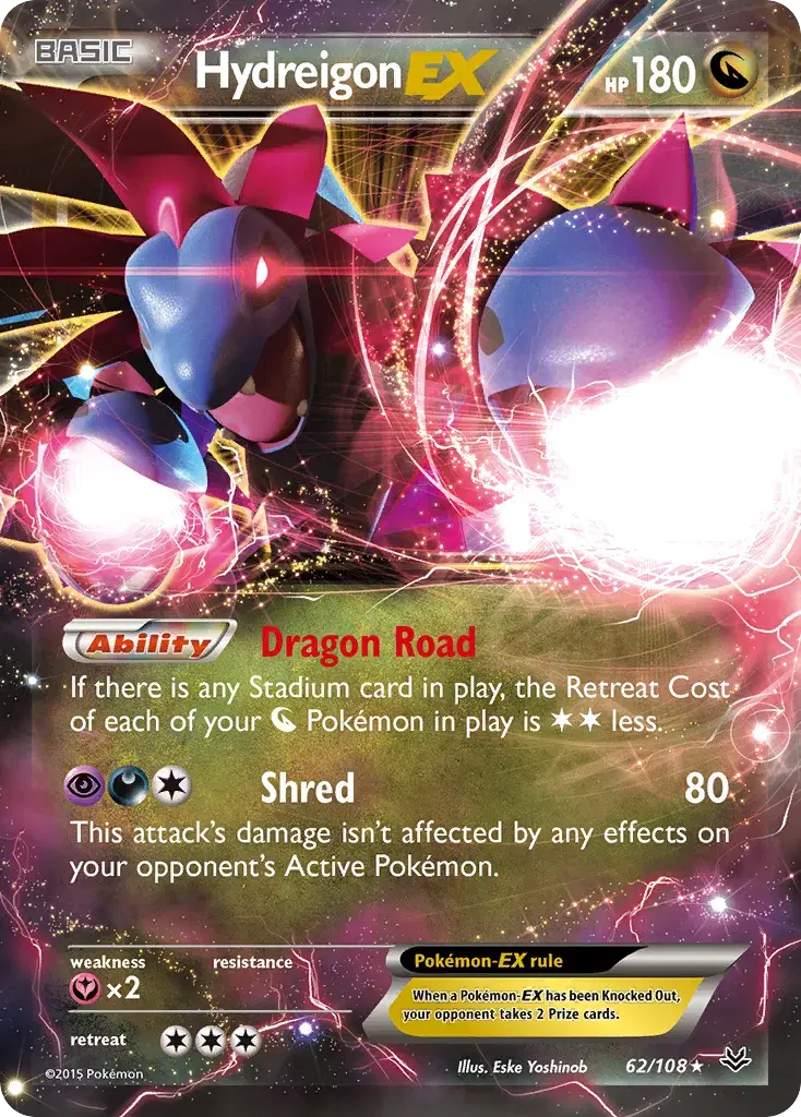 Hydreigon-EX Roaring Skies 62
