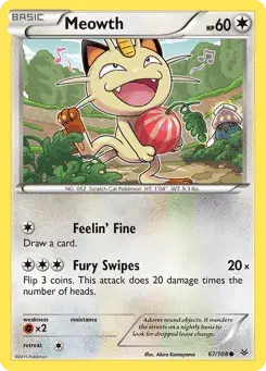 Meowth Roaring Skies