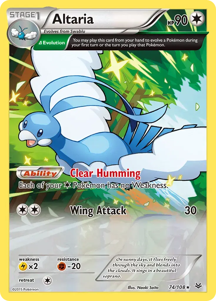 Altaria Roaring Skies 74