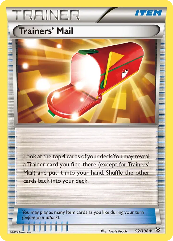 Trainers' Mail Roaring Skies 92