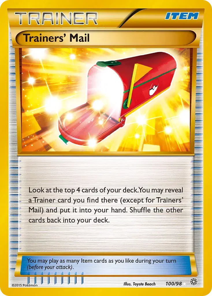 Trainers' Mail Ancient Origins 100