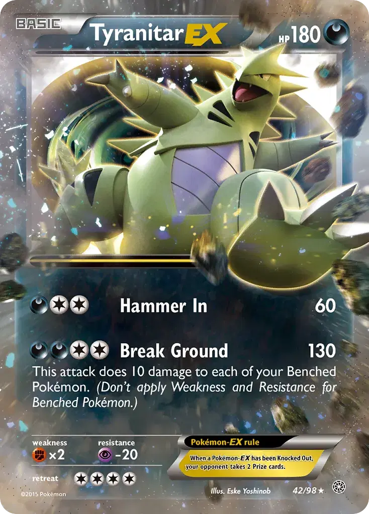 Tyranitar-EX Ancient Origins 42